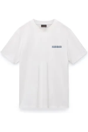 Napapijri Hombre, Camisetas, Blanco, Talla: M