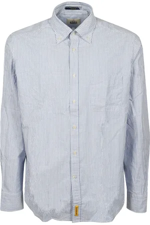 B.D.BAGGIES Hombre, Camisas, Azul, Talla: L