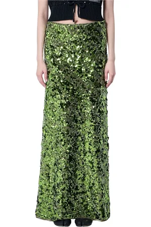 Ganni Mujer, Faldas, Verde, Talla: M