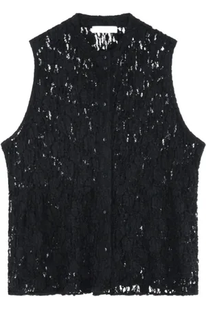 ROSEANNA Mujer, Camisetas, Negro, Talla: S