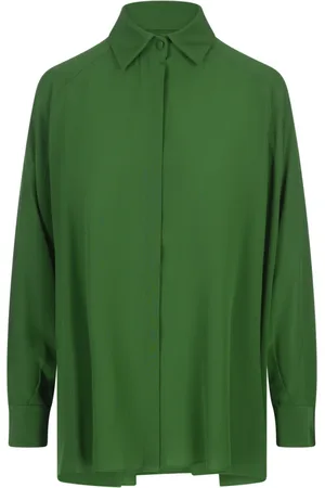 GIANLUCA CAPANNOLO Mujer, Blusas y Camisas, Verde, Talla: L