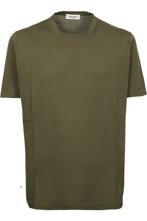 KANGRA CASHMERE Hombre, Camisetas, Verde, Talla: XL