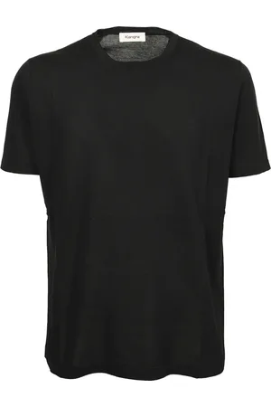 KANGRA CASHMERE Hombre, Camisetas, Negro, Talla: XL