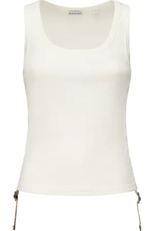 Burberry Mujer, Camisetas, Blanco, Talla: M