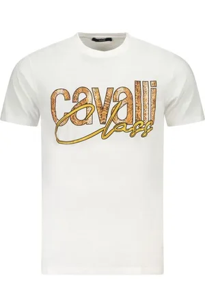 Roberto Cavalli Hombre, Camisetas, Blanco, Talla: M