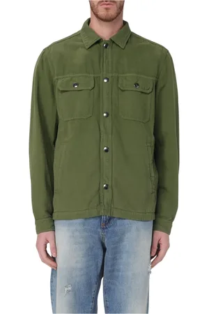 Woolrich Hombre, Camisas, Verde, Talla: M
