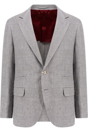 Brunello Cucinelli Hombre, Chaquetas, Gris, Talla: M
