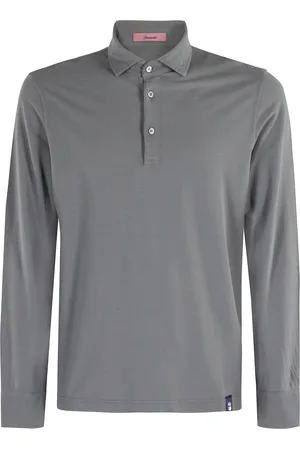 DRUMOHR Hombre, Camisetas, Gris, Talla: L