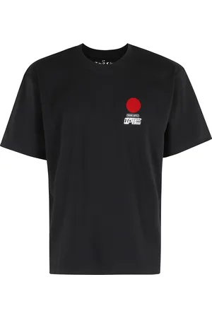 Edwin Hombre, Camisetas, Negro, Talla: L