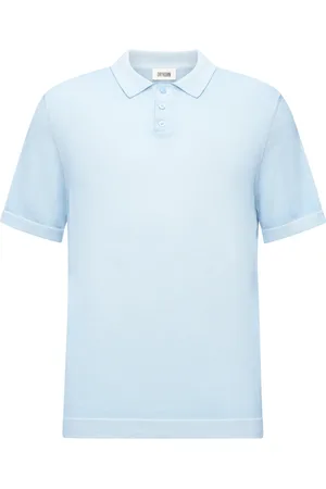 Drykorn Hombre, Camisetas, Azul, Talla: L