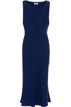 Elisabetta Franchi Mujer, Vestidos, Azul, Talla: M