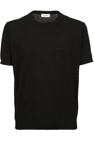 KANGRA CASHMERE Hombre, Camisetas, Negro, Talla: M