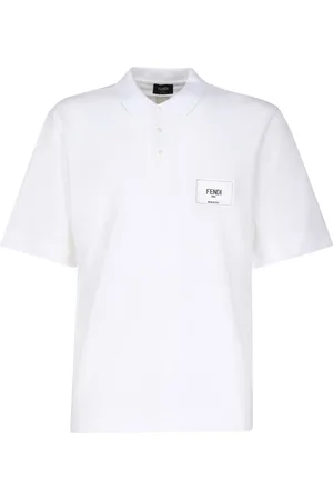 Fendi Hombre, Camisetas, Blanco, Talla: S