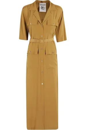SEMICOUTURE Mujer, Vestidos, Marrón, Talla: S