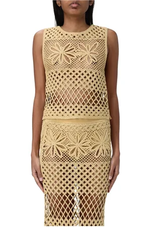 Pinko Mujer, Camisetas, Amarillo, Talla: S