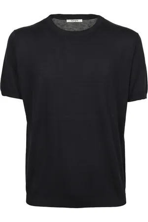 KANGRA CASHMERE Hombre, Camisetas, Azul, Talla: M