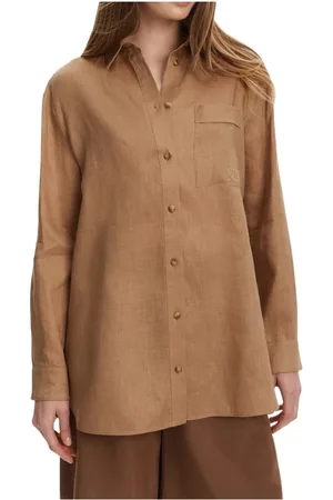 Max Mara Mujer, Blusas y Camisas, Marrón, Talla: M