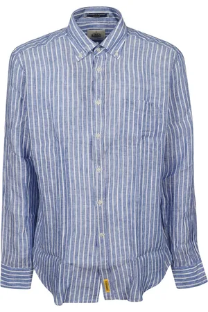 B.D.BAGGIES Hombre, Camisas, Azul, Talla: S