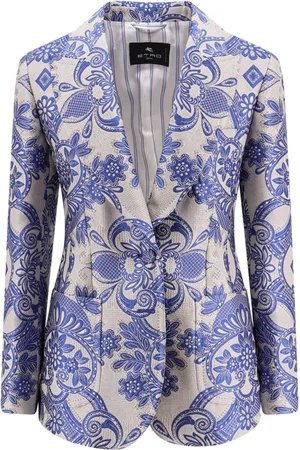 Etro Mujer, Chaquetas, Azul, Talla: L