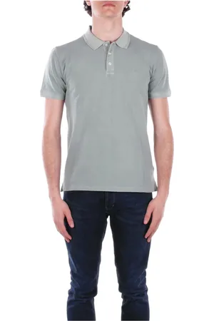 Woolrich Hombre, Camisetas, Verde, Talla: M