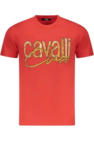 Roberto Cavalli Hombre, Camisetas, Rojo, Talla: M