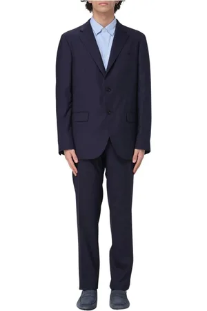 Boglioli Hombre, Trajes, Azul, Talla: 2XL