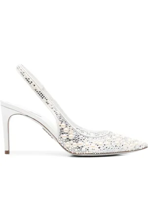 RENE CAOVILLA Mujer, Zapatos, Blanco, Talla: 39 EU
