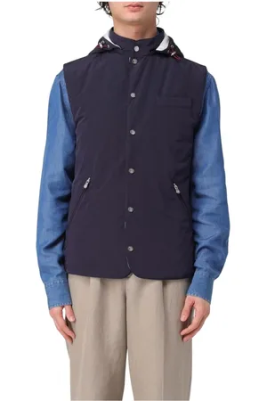 Brunello Cucinelli Hombre, Chaquetas, Azul, Talla: XL