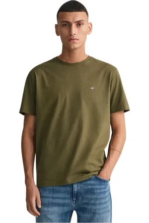 GANT Hombre, Camisetas, Verde, Talla: XL