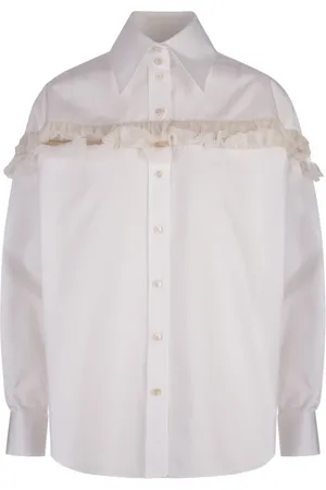 Alexander McQueen Mujer, Blusas y Camisas, Blanco, Talla: XS