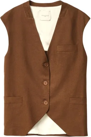 GAËLLE Mujer, Chaquetas, Marrón, Talla: S