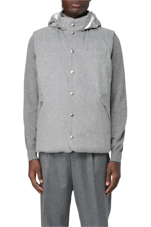 Brunello Cucinelli Hombre, Chaquetas, Gris, Talla: L