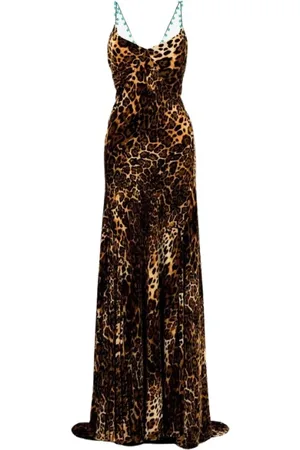 Roberto Cavalli Mujer, Vestidos, Marrón, Talla: S