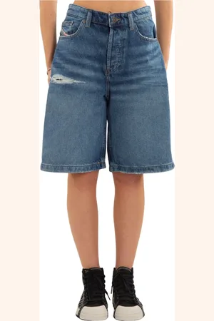Diesel Mujer, Pantalones cortos, Azul, Talla: W28