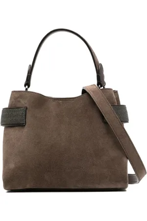 Brunello Cucinelli Mujer, Bolsos, Marrón, Talla: ONE Size