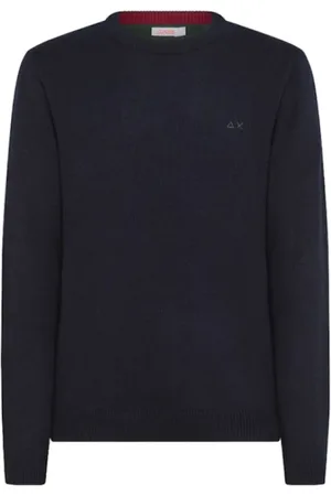 sun68 Hombre, Jerseys, Azul, Talla: S