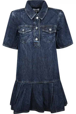 Ganni Mujer, Vestidos, Azul, Talla: S