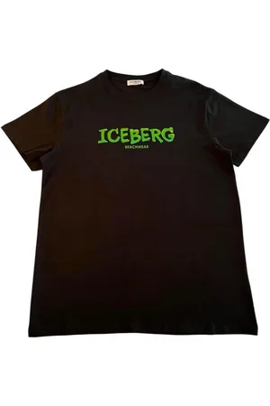 Iceberg Hombre, Camisetas, Negro, Talla: 2XL