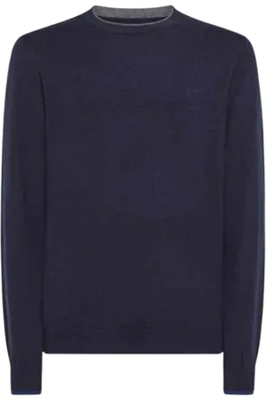 sun68 Hombre, Jerseys, Azul, Talla: L