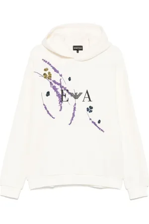 Emporio Armani Hombre, Sudaderas, Blanco, Talla: M