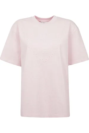 Ganni Mujer, Camisetas, Rosa, Talla: M