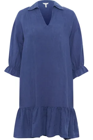 Part Two Mujer, Vestidos, Azul, Talla: 4XL