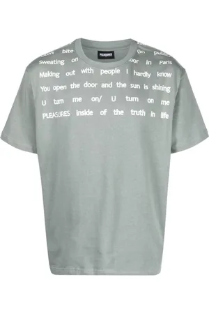 Pleasures Hombre, Camisetas, Gris, Talla: S