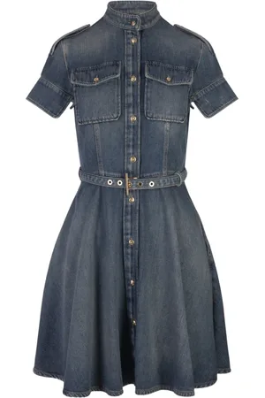 Alexander McQueen Mujer, Vestidos, Azul, Talla: S