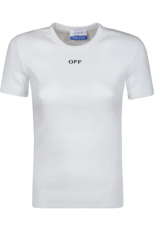OFF-WHITE Mujer, Camisetas, Blanco, Talla: XS