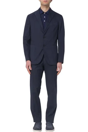 Boglioli Hombre, Trajes, Azul, Talla: L