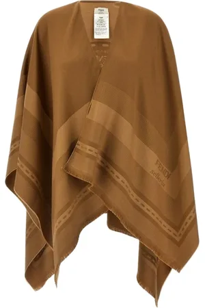 Fendi Mujer, Chaquetas, Marrón, Talla: ONE Size