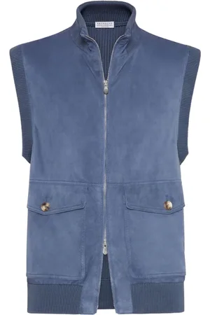 Brunello Cucinelli Hombre, Chaquetas, Azul, Talla: L