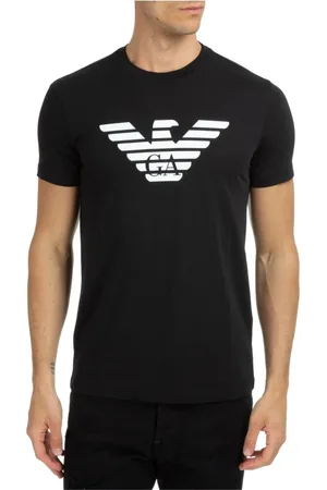 Emporio Armani Hombre, Camisetas, Negro, Talla: L