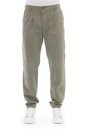 BALDININI Hombre, Pantalones, Verde, Talla: XS